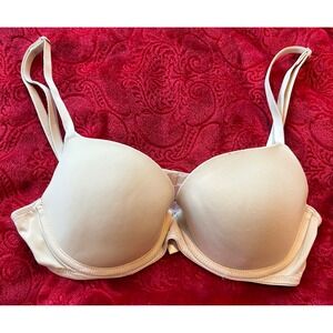 Victoria's‎ Secret PINK Beige Wear Everywhere Push Up Bra 32C